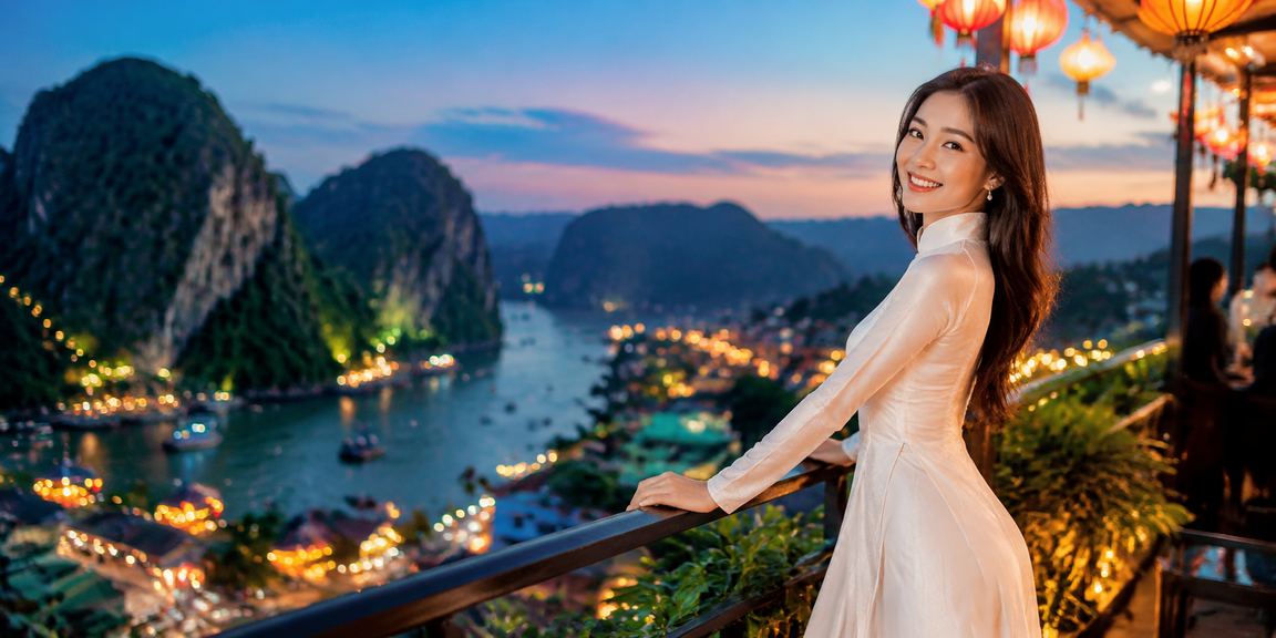 Phụ nữ mặc áo dài tại Ninh Bình trải nghiệm casino trực tuyến trên điện thoại