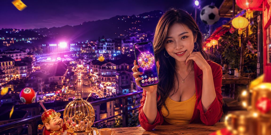 Người dùng tại Sapa theo dõi xổ số và phân tích số liệu bên cốc cà phê sáng sớm